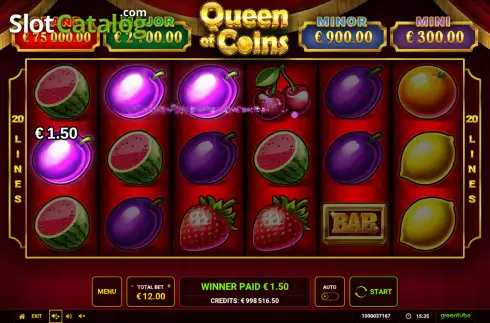 Скрин3. Queen of Coins слот