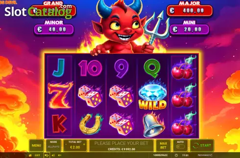 Скрин2. Flaming Devil слот