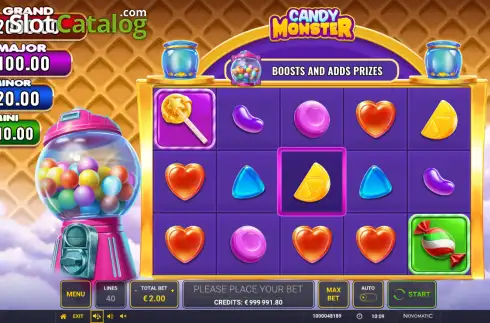 Скрин2. Candy Monster слот