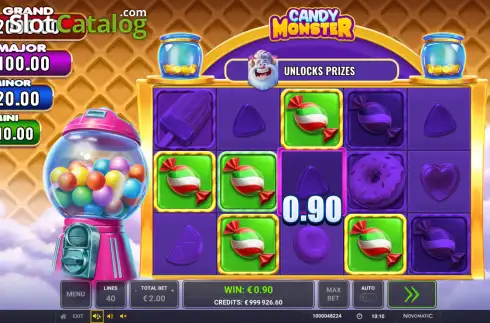 Скрин3. Candy Monster слот