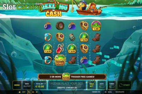 Скрин3. Reeling in Cash слот