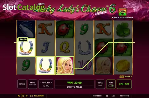 Скрин6. Lucky Lady's Charm deluxe 6 слот