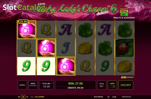 Скрин7. Lucky Lady's Charm deluxe 6 слот
