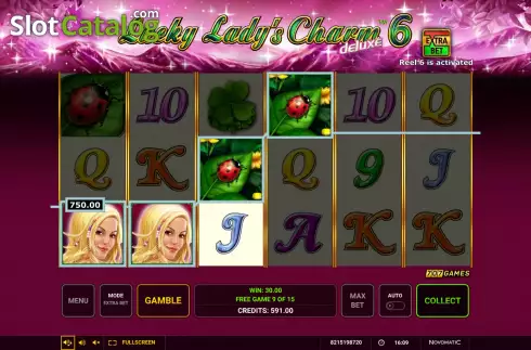 Скрин9. Lucky Lady's Charm deluxe 6 слот