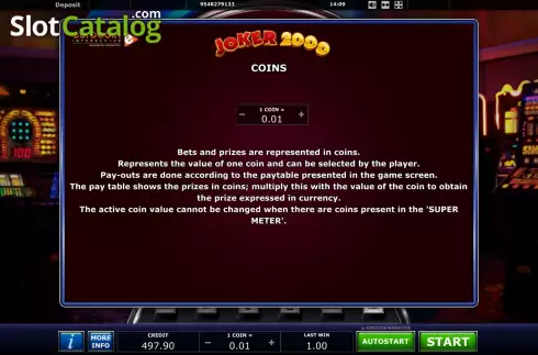 Скрин7. Joker 2000 слот