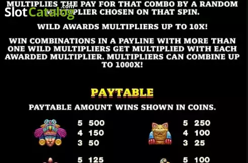 Скрин5. Jackpot Rings Mayan Mist слот