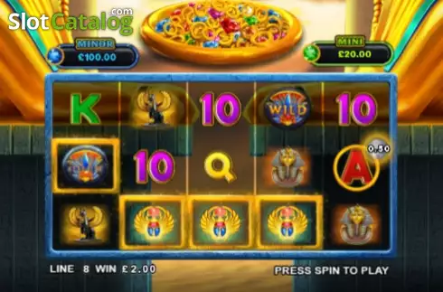 Скрин3. Jackpot Rings Wadjet Wilds слот