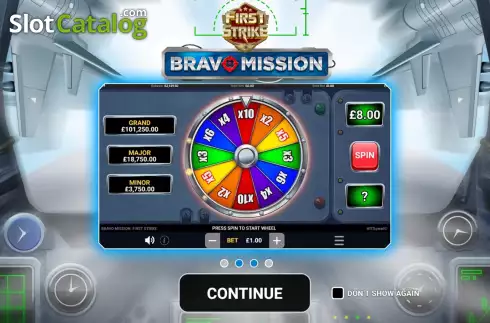 Скрин2. Bravo Mission слот
