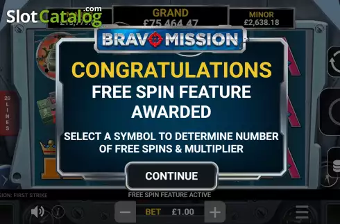 Скрин6. Bravo Mission слот