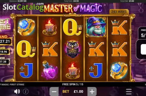 Скрин6. Master of Magic слот