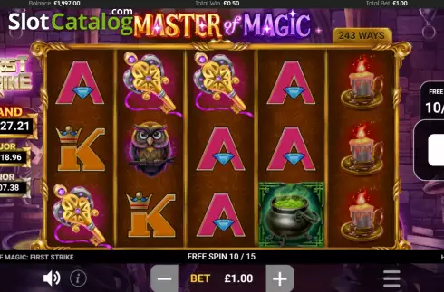 Скрин7. Master of Magic слот