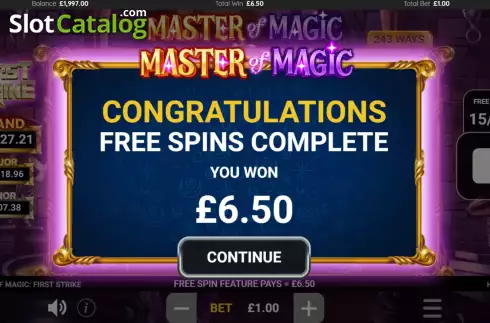 Скрин8. Master of Magic слот