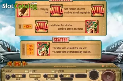 Скрин2. Bombs Away слот