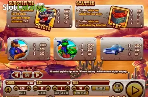 Скрин2. Coyote Crash слот