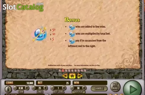 Скрин3. Dragon Castle слот
