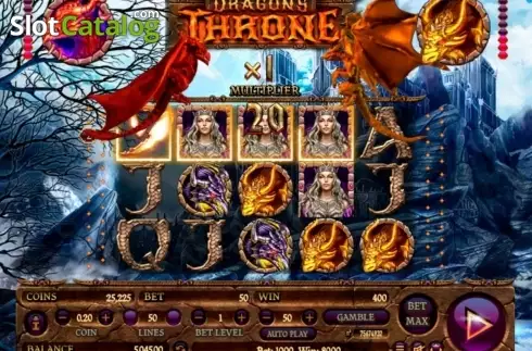 Скрин9. Dragon's Throne слот