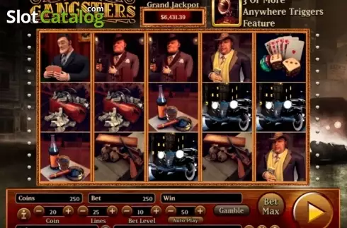Скрин6. Gangsters слот
