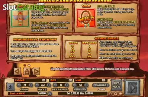 Скрин2. Indian Cash Catcher слот