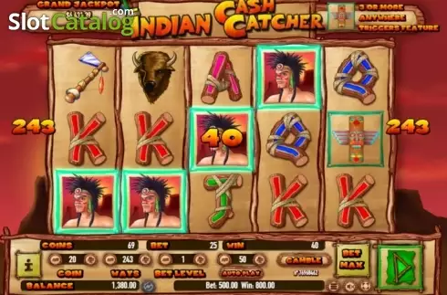 Скрин7. Indian Cash Catcher слот