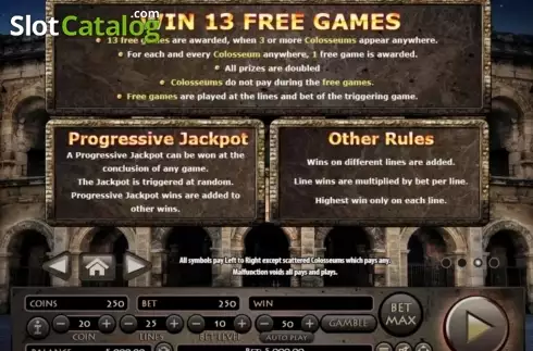 Скрин4. Roman Empire (Habanero Systems) слот