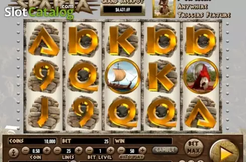 Скрин6. Sparta (Habanero) слот