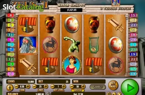 Скрин5. Zeus 2 (Habanero) слот