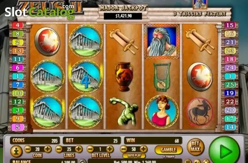 Скрин6. Zeus 2 (Habanero) слот