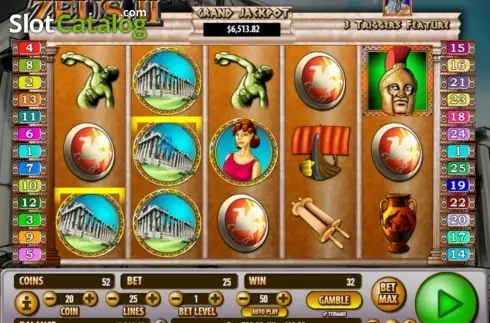 Скрин9. Zeus 2 (Habanero) слот