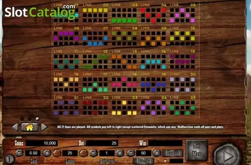 Скрин4. Gold Rush (Habanero Systems) слот