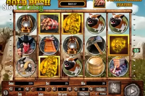 Скрин5. Gold Rush (Habanero Systems) слот
