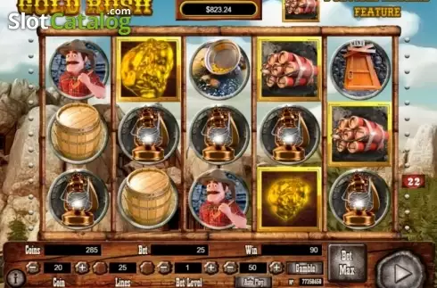 Скрин6. Gold Rush (Habanero Systems) слот