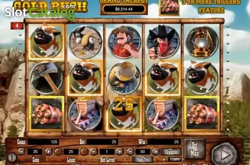 Скрин7. Gold Rush (Habanero Systems) слот