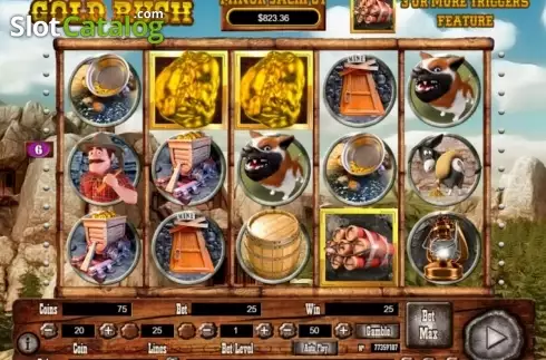 Скрин8. Gold Rush (Habanero Systems) слот