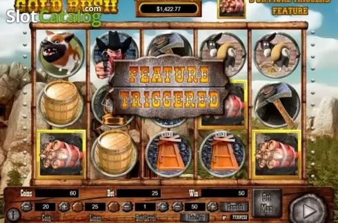 Скрин9. Gold Rush (Habanero Systems) слот
