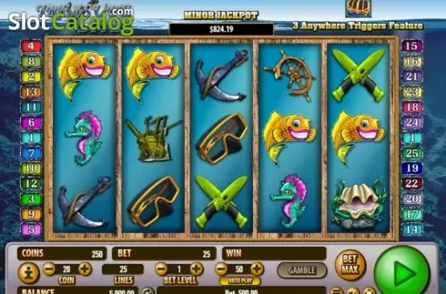 Скрин5. Treasure Diver (Habanero Systems) слот