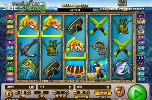 Скрин6. Treasure Diver (Habanero Systems) слот