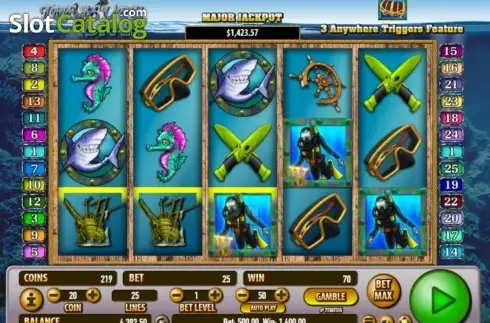 Скрин8. Treasure Diver (Habanero Systems) слот