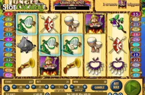 Скрин6. Jungle Rumble (Habanero) слот