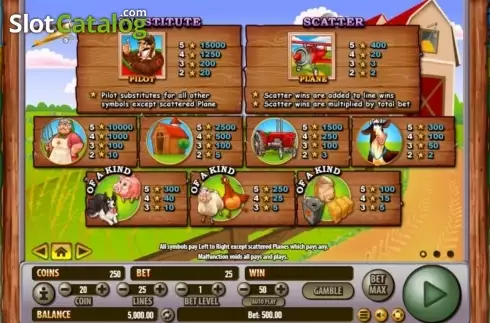 Скрин2. Barnstormer Bucks слот