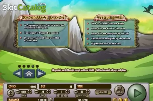 Скрин5. Dragon's Realm слот