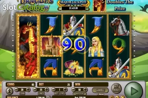 Скрин7. Dragon's Realm слот