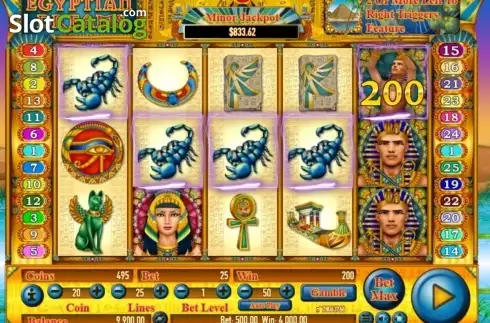 Скрин7. Egyptian Dreams слот
