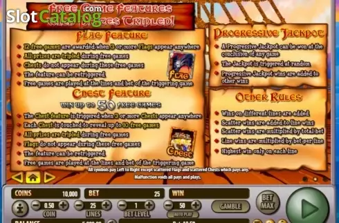 Скрин3. Pirate's Plunder (Habanero Systems) слот