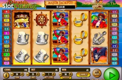Скрин8. Pirate's Plunder (Habanero Systems) слот