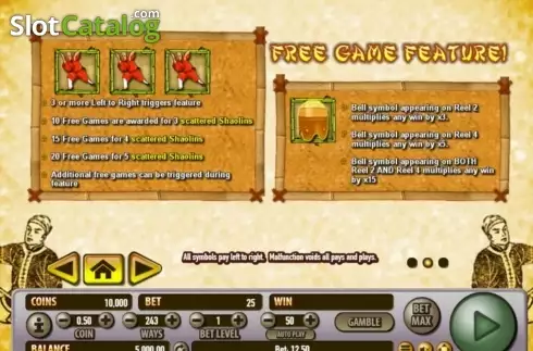 Скрин3. Shaolin Fortunes слот