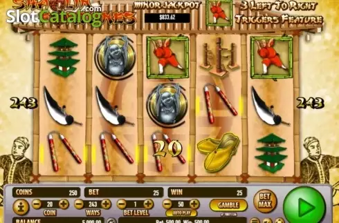 Скрин7. Shaolin Fortunes слот