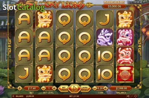 Скрин2. 5 Lucky Lions слот