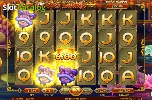 Скрин5. 5 Lucky Lions слот