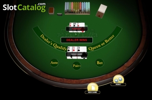 Скрин3. Three Card Poker Deluxe (Habanero) слот