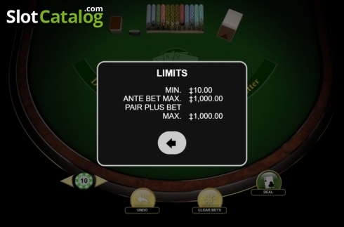 Скрин6. Three Card Poker Deluxe (Habanero) слот